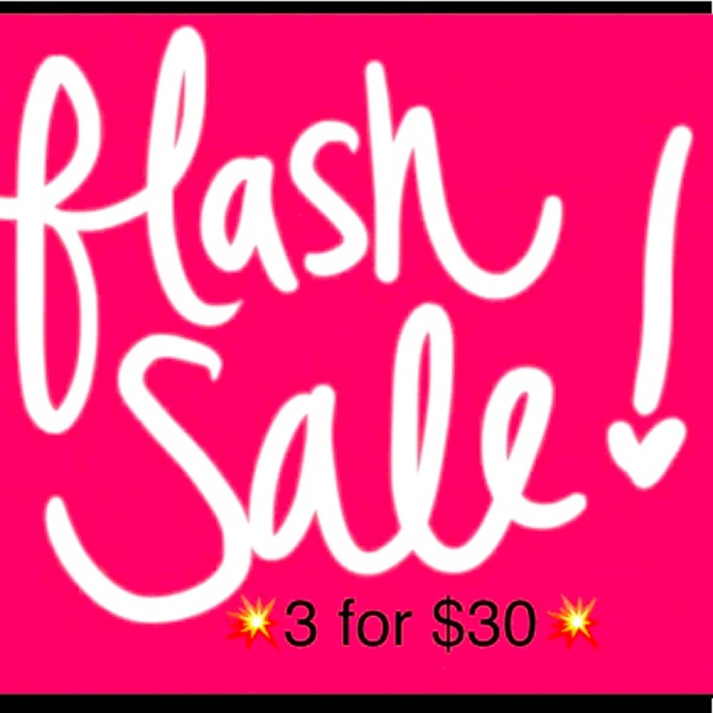 3 items marked $20 or less for $30!